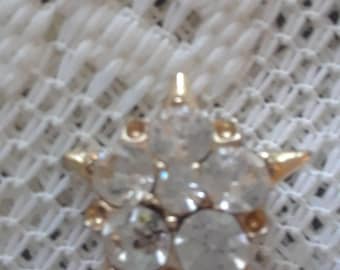 Rhinestone Star Pin