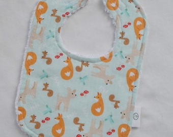 Aqua Good Natured Chenille Bib