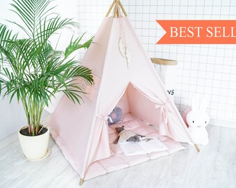 Tipi Enfant, Teepee, Tipi, Tipi pour enfant, Kids Teepee, Childrens Teepee, Teepee Tent, Tipi Tent, Teepee Tent Kids, Teepee with Mat
