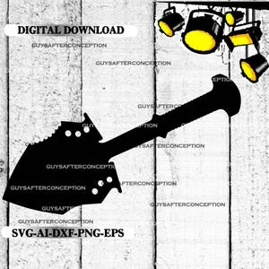 Survival Shovel Vector Images SVG Files Digital Cutting Files Ai - Eps - PNG - DXF - Svg A1