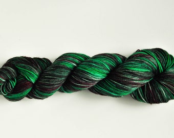 Hand Dyed Superwash Merino Sock Yarn
