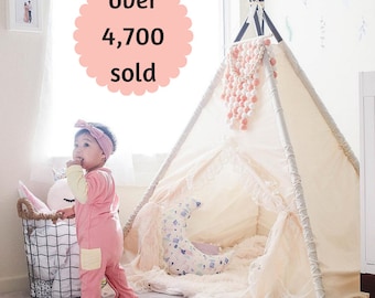 Play Tent for Girls - Timeless Indoor Teepee perfect for Easter