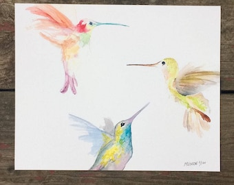 Hummingbird 8 x 10 Print (horizontal)