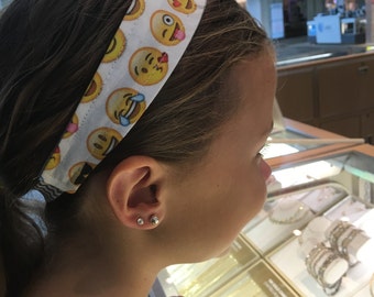 Emoji headband. One size fits all. birthday party favor. Emoji birthday for girls. Buy more save more.