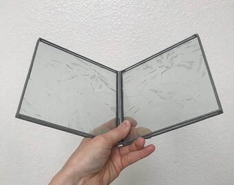 Glass Square Crop Metal Frame