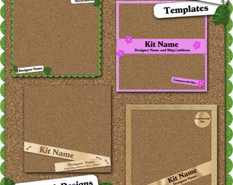 Corkboard Preview Templates