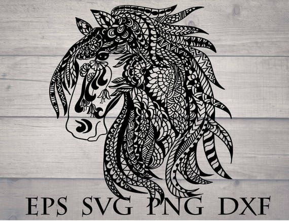 Zentangle horse svg / mandala horse svg / horse for cricut ...
