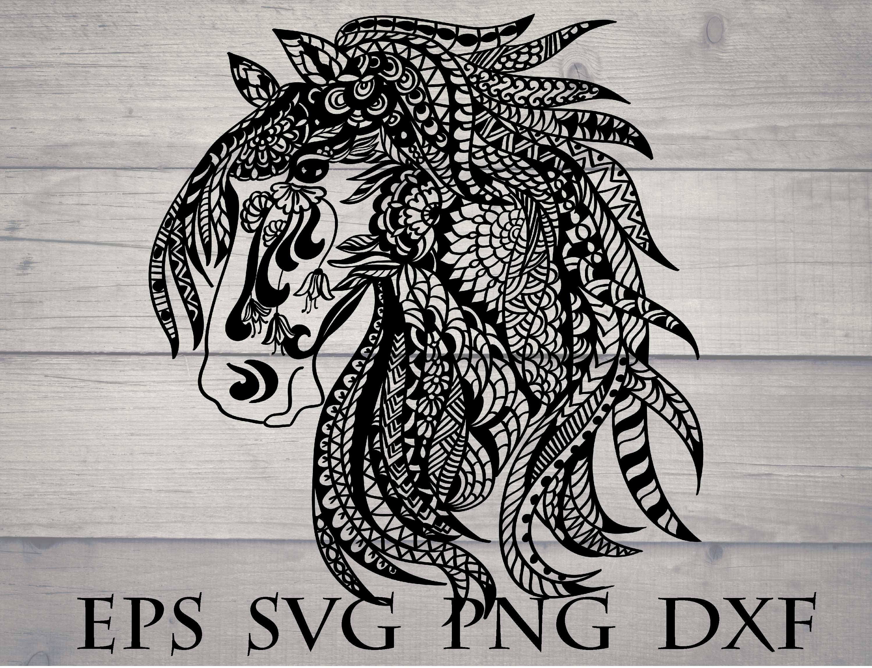 Free Free 151 Cricut Mandala Horse Svg SVG PNG EPS DXF File