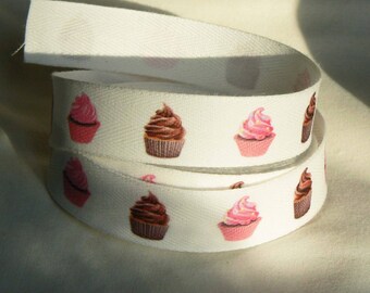Ribbon cupcake Twill 20 mm