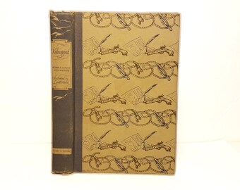 Hollow Book Safe Kidnapped Cloth Bound vintage Secret Compartment Security hiding place