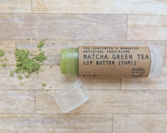 Matcha Green Tea Lip Butter - Chapstick, Lip balm, UNSCENTED