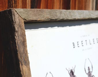 24x36 Rustic Reclaimed Wood - Barnwood Frame - Reclaimed Frame - Custom Size Barnwood Frame also Available