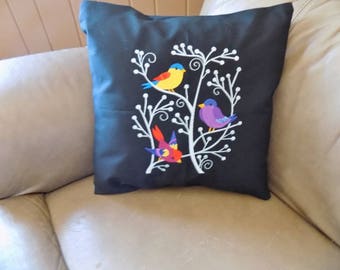 Birds 3 Toss Pillow