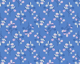 Hann's Tree on Blue - Hann's House - Lewis and Irene - A280-2 - Available in Fat Quarters, Half Yards and Yards