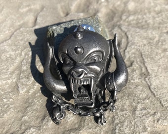 Motörhead pewter broach