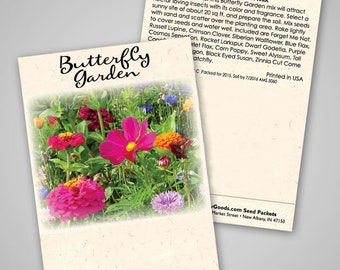 Butterfly Mix seed packets, set of 20