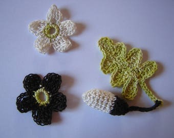 leaf oak Acorn and two matching flowers