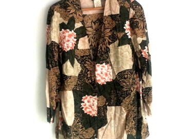 Vintage, Skirt and Blouse Set