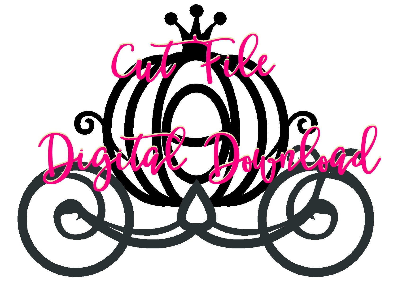Download Cinderella carriage SVG cutting file carriage for instant