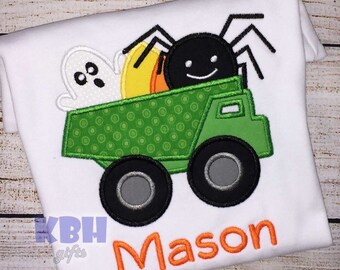 Embroidered Construction Halloween Shirt