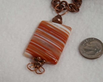 Necklaces, 18in, Sardonyx, Copper, U-Choose 4884, 4870