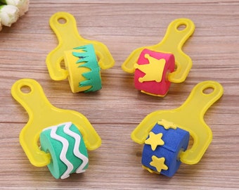Kids arts and crafts for children sponge rollers