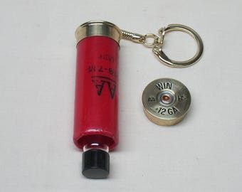 Authentic Shotgun Shell Keychain Memorial Keepsake Urn Keychain