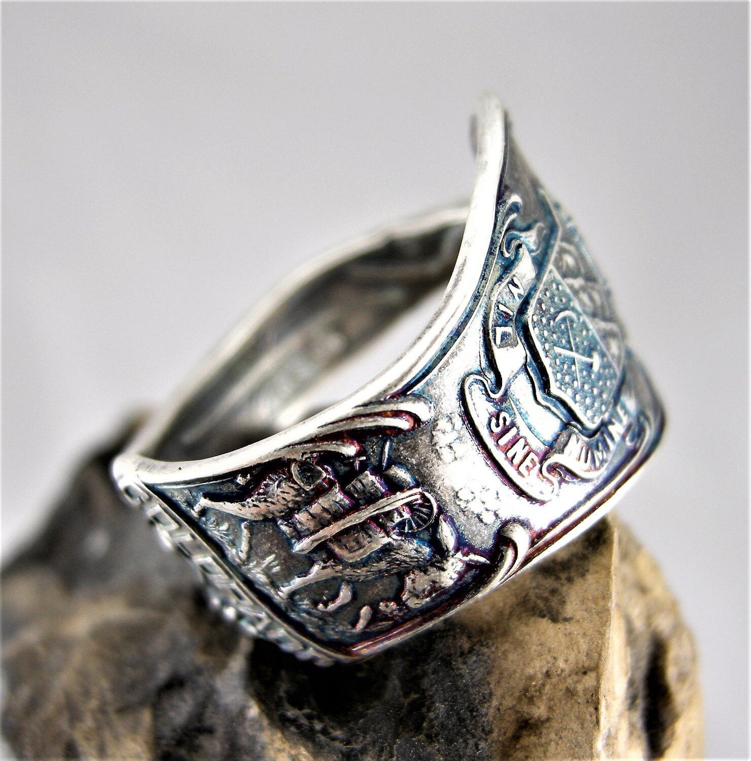 RING COLORADO STERLING Handmade ooak From Sterling Silver