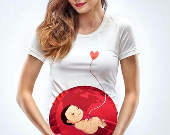 fish bowl maternity shirt