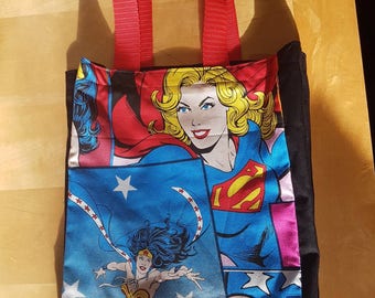 Book Bag - Batgirl, Supergirl, Wonderwoman