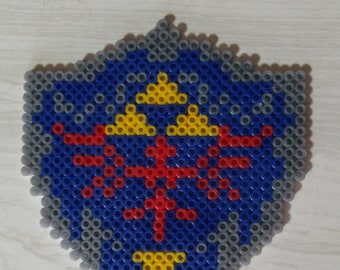 3D pixel art Legend of Zelda Hylian Shield