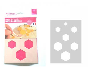 Size A5 Format honeycomb for Fimo leather creations