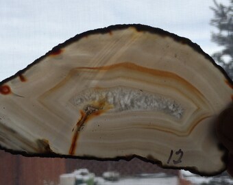 More Brazilian agate with crystal centers