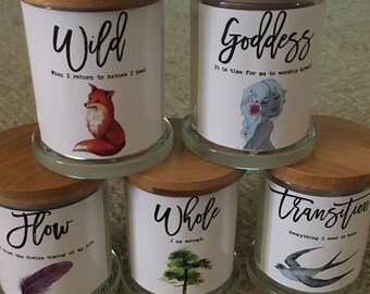 100g mini intention candles