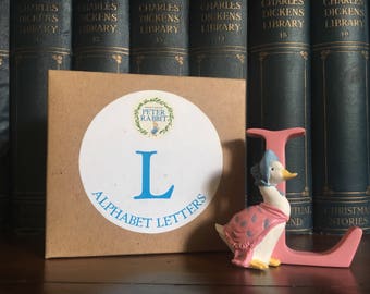 Peter Rabbit Alphabet Letter "L"