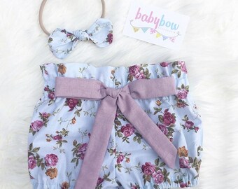 Baby girl Ella bloomers (different fabrics)