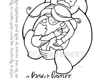 Jesus Gives Me Courage Coloring Pages 6