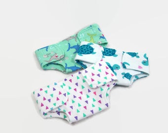 Doll Diapers for 15 Inch Dolls - Made to Fit 15" Dolls Like Bitty Baby Doll Clothes