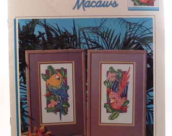 Paradise Macaws pattern by Paul Brent