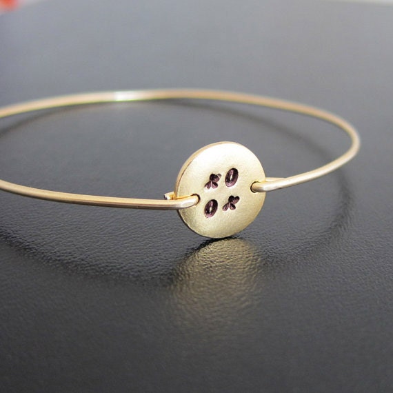 XOXO Bracelet Bangle XOXO Jewelry xo Bracelet xo Jewelry Hugs