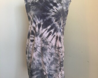 Hand Dyed Studded T Shirt Dress