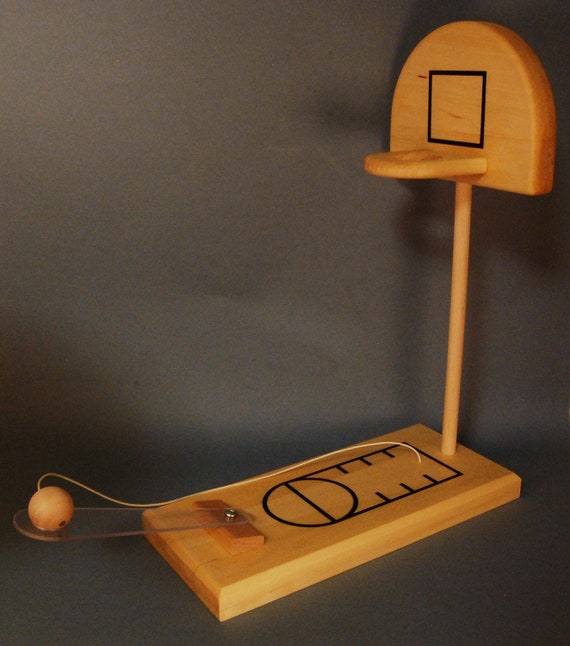 Wooden Basketball Game PaddleHoop hand crafted reclaimed wood desktop basketball 2 Wooden Basketball Game PaddleHoop hand crafted reclaimed wood desktop basketball 2