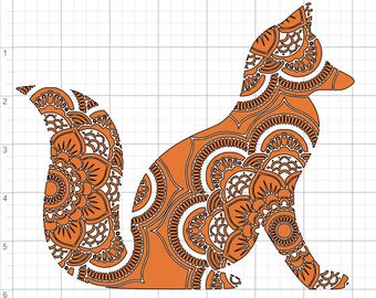 Download Mandala Style Peacock SVG PDF EPS Dxf & Studio 3 Cut Files