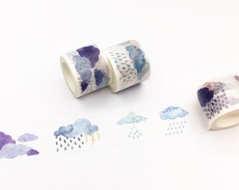 Cloud and Rain Washi Tape