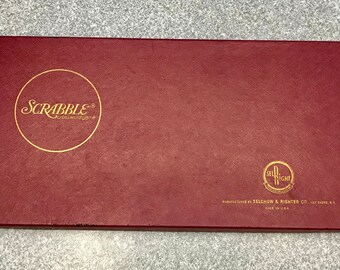 Vintage 1948, 1949, 1953 Scrabble Game - Complete!