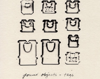 Found Objects - Tags (Limited Edition Print)