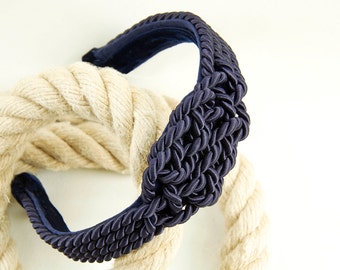 Headband Blue Maritime, Hair Band, Hair Circlet, Headdress, Blue Maritime, Gift for Her, Girlfriend, Girl, Vintage Headpiece, Prom, 2018