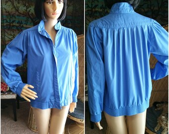 80's Glacier Bay Jacket, Blue 80's Jacket, Glacier Bay A Division of Pacific Trail Jacket, Blue Spring Coat, Blue Spring Jacket, SM