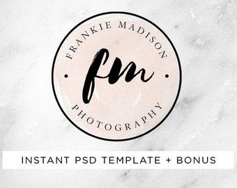 logo photoshop template