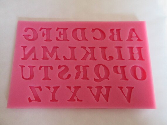 moule silicone lettres alphabet lettres dimprimerie pour